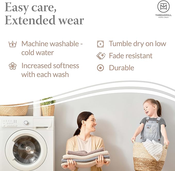 Threadmill Luxury Cotton Blankets for Queen Size Bed | All-Season 100% Cotton Queen Size Blanket | Herringbone Cozy, Soft Breathable Fall Thermal Blanket fits Full Size Bed | Scottish Grey