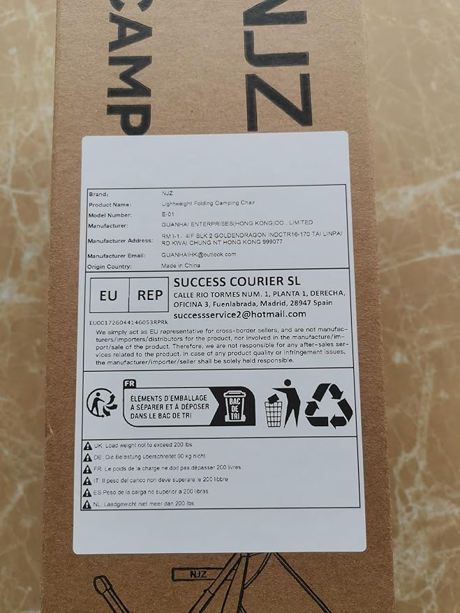 Portable Camping Chairs - 15s Setup & Compact 13" Fold - Backpacking Chair with Carry Bag, Camp Chair for Picnics, Fishing, Festival Sporting Events, Support 200 LBS - Blue