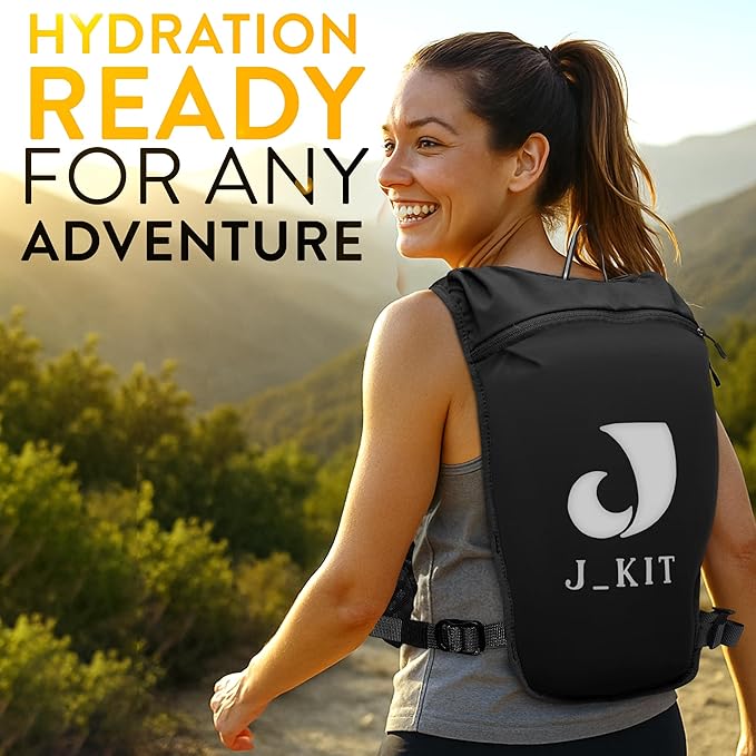 Running Hydration Vest,Running Vest with Phone Holder Pouch & Water Bottle Holder,Adjustable Belt,Hydration Vest for Men and Women