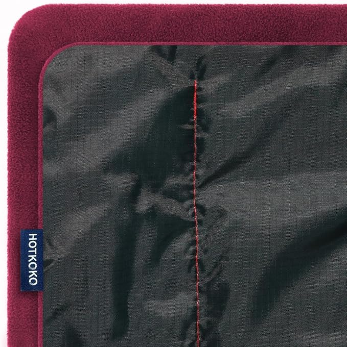 Waterproof Stadium Blanket, Fleece Camping Blanket Wearable Soft Warm Camp Blanket for Outdoor Camping, Picnic, Stadium, Sports, Beach, Car