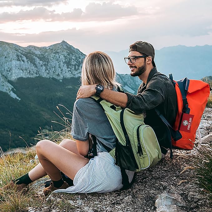 General Medi 2-in-1 First Aid Kit (215 Piece Set) + 43 Piece Mini First Aid Kit -Includes Ice(Cold) Pack, Moleskin Pad and Emergency Blanket for Travel, Home, Office, Car, Workplace
