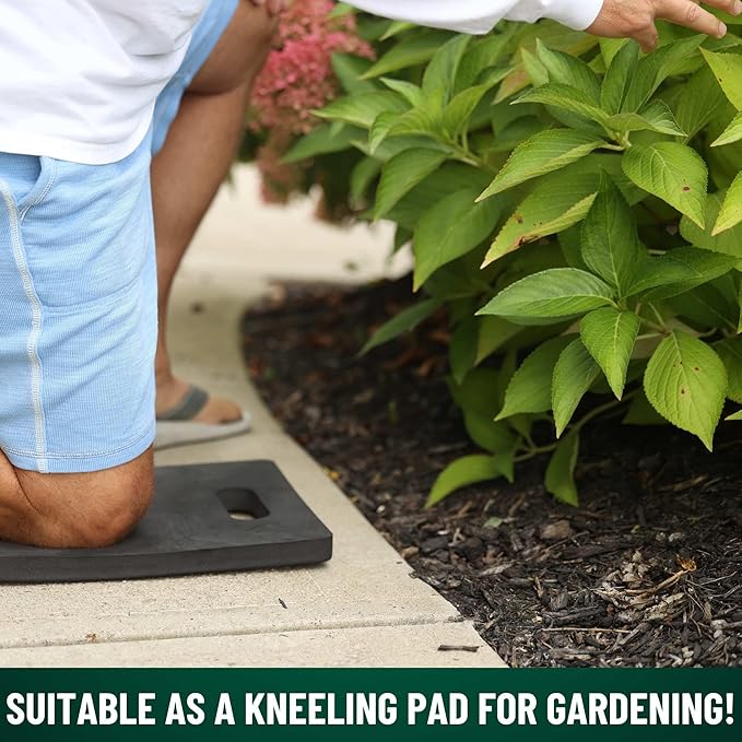 XCEL Stadium Seat Cushion (4 Pack), Multi-Use Kneeling Pads, Thick Bleacher Cushion Stadium Seats for Sports Larger Than Others, Outdoor Seating, Garage, Yoga Water Resistant and Soft (14" x 12" x 1")