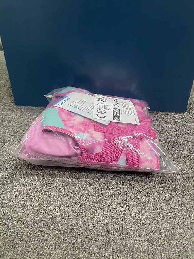 Gogokids Swim Vest for Kids Learn to Swim, Toddler Floaties Fit 20-50 lbs Girls & Boys, Buoyancy Jacket Swimming Aid with Duel Adjustable Safety Strap and Padded Crotch Straps