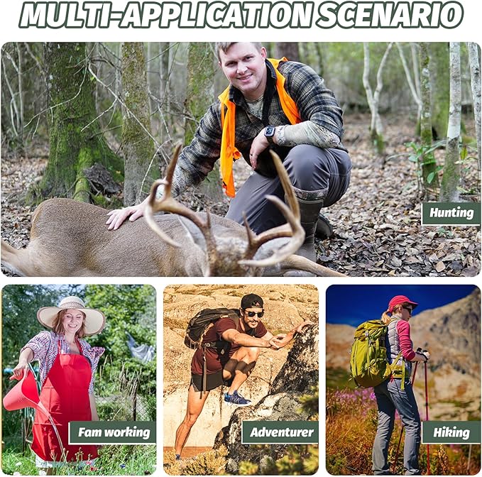 ZHZ Snake Gaiters Durable Waterproof Snake Chaps Lower Legs Protection,Snake Guards with Adjustable Size for Men & Women,Used for Hunting,Hiking and Farm Work