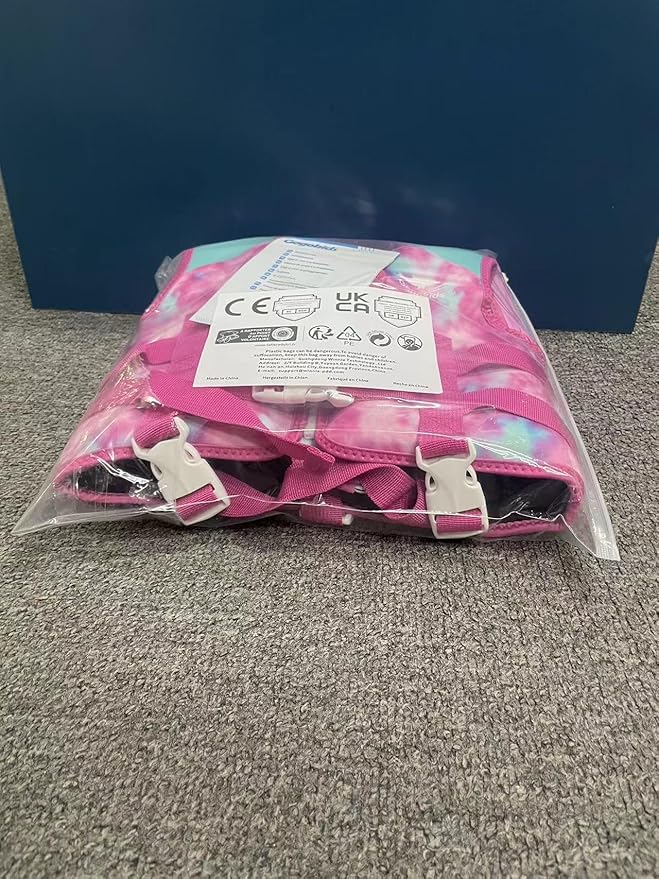 Gogokids Swim Vest for Kids Learn to Swim, Toddler Floaties Fit 20-50 lbs Girls & Boys, Buoyancy Jacket Swimming Aid with Duel Adjustable Safety Strap and Padded Crotch Straps