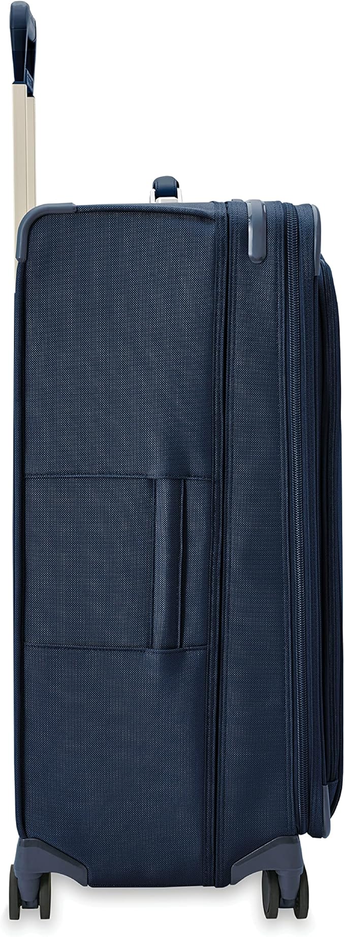 Briggs & Riley 31" Extra Large Expandable Spinner - Checked Luggage for Travel, Suitcases with Wheels, Softside Rolling Bag for Men & Women, Self-Repairing Zipper - Baseline Collection, Navy