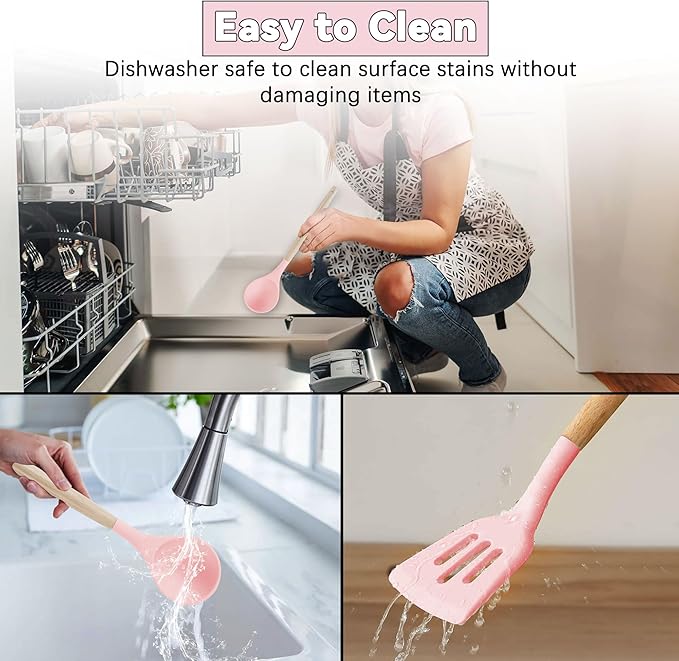 Camping Accessories Kitchen Cooking Utensils Set - Portable Outdoor Camp Cookware Set, Silicone Camper Essentials Gear Must Have Supplies for Travel RV BBQ Grill Picnic Hiking