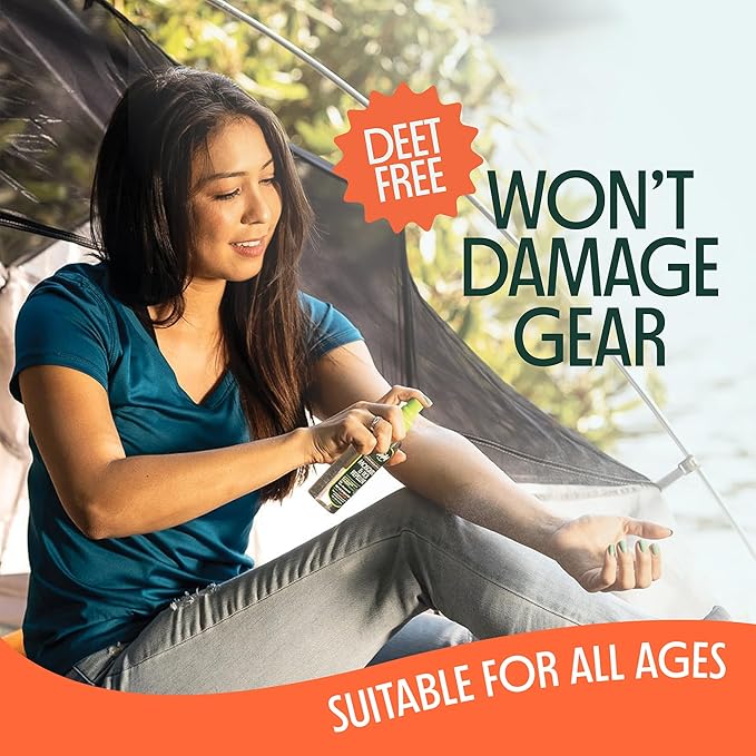 Murphy's Naturals Mosquito & Tick Bug Repellent Spray, Oil of Lemon Eucalyptus for Skin + Outdoor Gear, DEET-Free, 4 Ounce Pump, 1-Pack