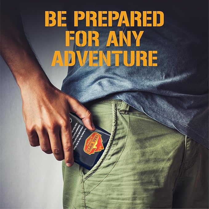 Inspire Trail Wipes | Camping Wipes Body Wipes Adults | Biodegradable Wipes For Camping, Travel, Gym With Aloe And Vitamin E | No Rinse Bathing Shower Wipes Women Or Men