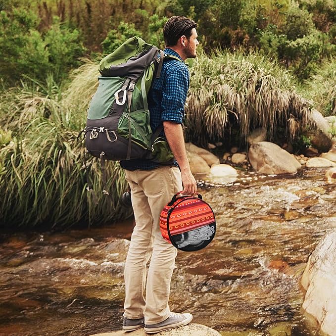 Camping Mess Kits - 28pcs Camping Dinnerware Set Camping Gifts Camping cookware Sets Camping Accessories Camping Cooking Utensils Set Bowls, Plates, Knives, Forks, Spoons