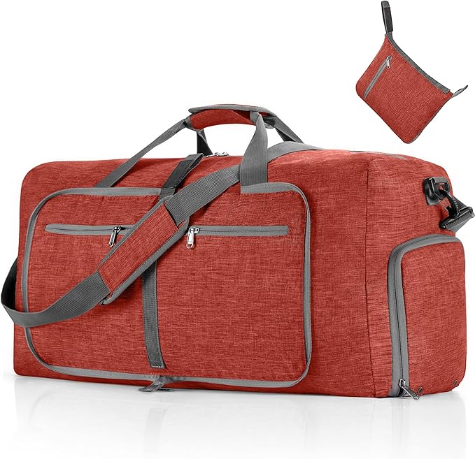 Vomgomfom Travel Duffle Bag for Men,65L 85L 115L Foldable Travel Duffel Bag with Shoes Compartment Overnight Bag for Men Women
