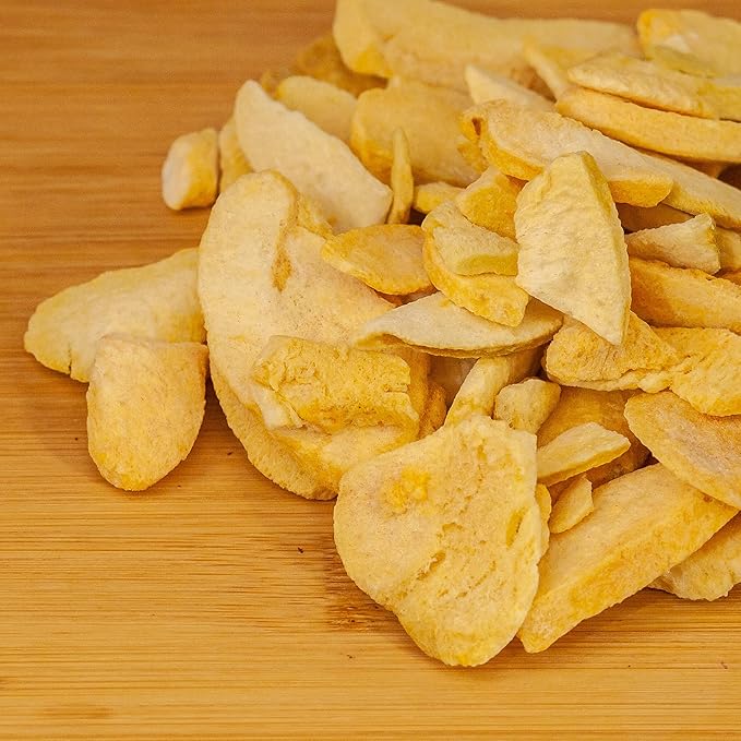 Survival Grocery Freeze Dried Peaches – All-Natural, No Added Sugar or Preservatives, Rich in Vitamin C & Fiber, Long Shelf Life, Healthy Snack for Yogurt, Smoothies, Baking & On-the-Go (12 oz./2 Bags)