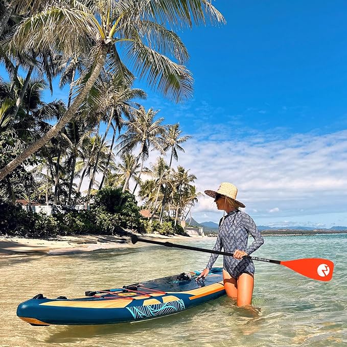 SUP Paddle Board Paddle - Adjustable Paddleboard Paddle Oar 4-Piece Floating Aluminum SUP Kayak Paddle