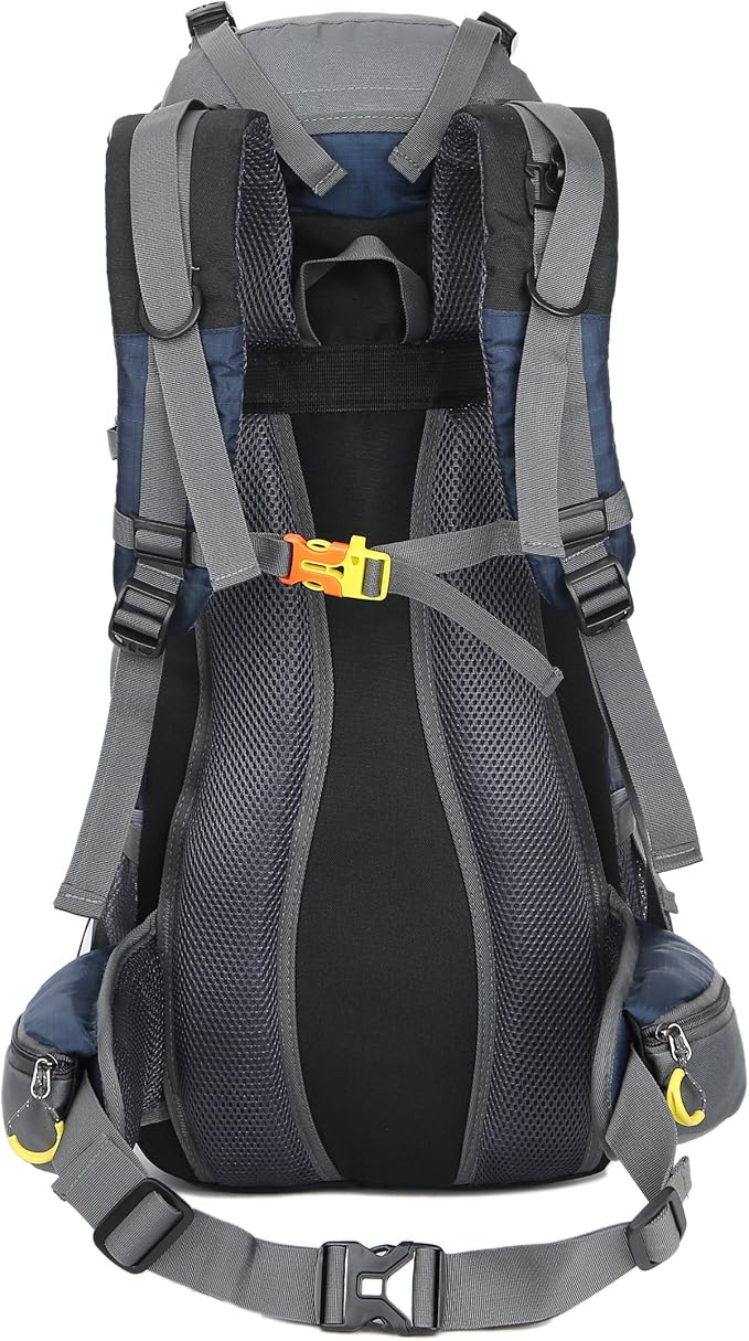 WoneNice 50L(45+5) Waterproof Hiking Backpack - Outdoor Sport Daypack with Rain Cover