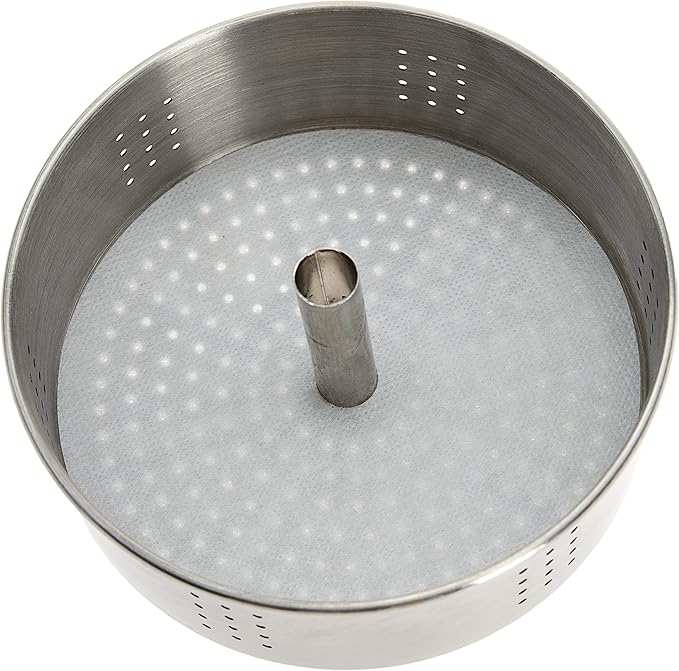 COLETTI Percolator Coffee Filters — Disc Coffee Filters For Percolators – For Classic Enamel Percolator Coffee Pots – Perfectly Tasteless, Mesh Filter [100 pack, Synthetic, 3.3” Small Basket]