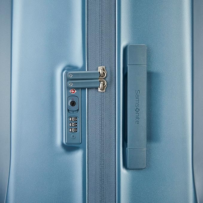 Samsonite UpLIFT X-Large Checked Hardside Luggage with Spinner Wheels - Airline-Approved, TSA Lock, Adjustable Handle System - Polycarbonate Hard Suitcase for Ultra Lightweight Travel - Elemental Blue